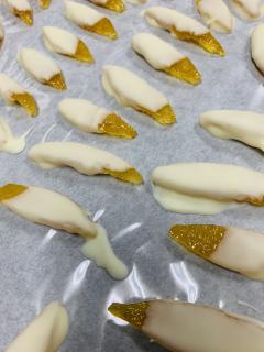 自家製ゆずピールチョコがけ