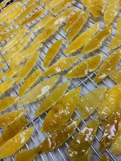 レモンピール乾かし中〜